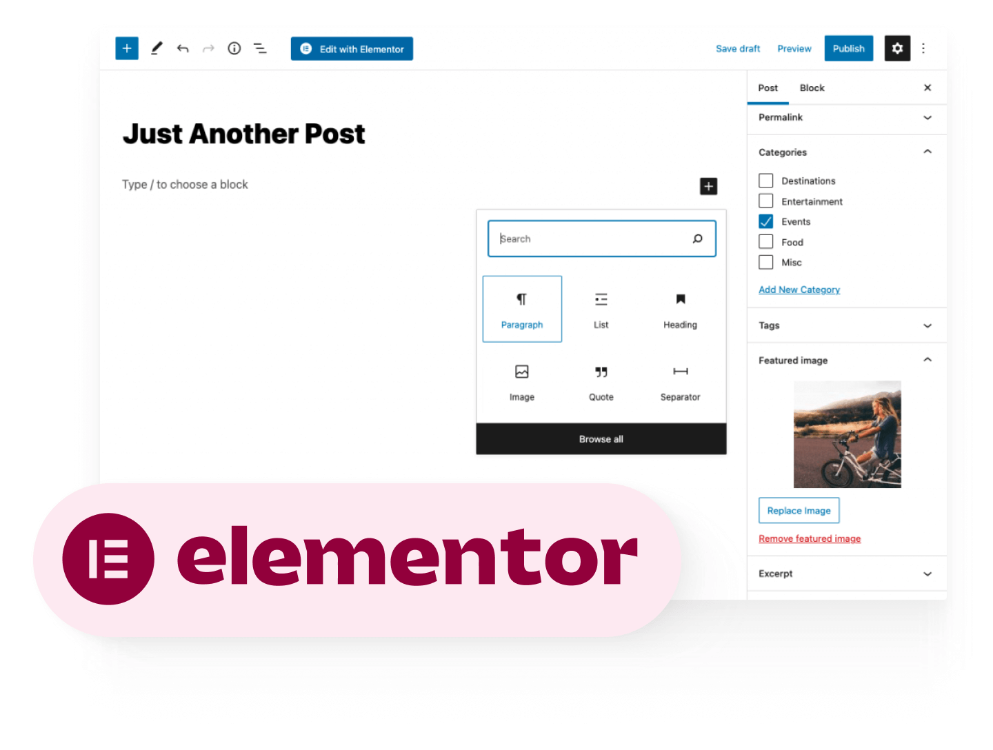 elementor for wordpress