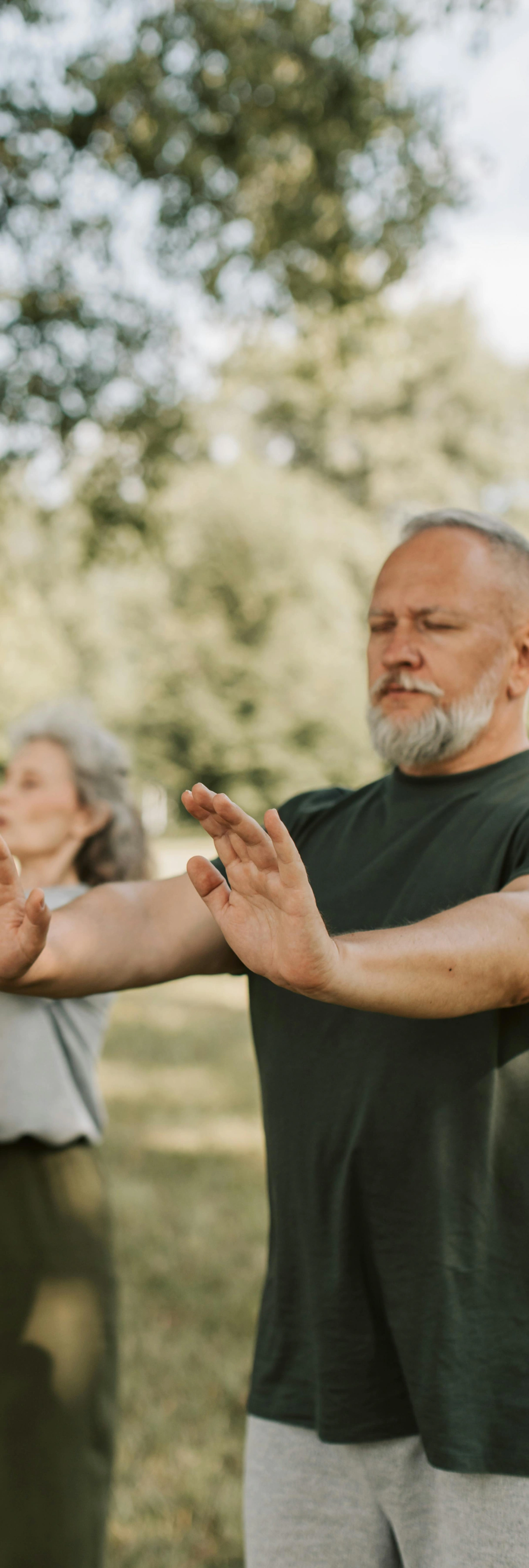 man exercising